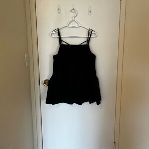 COS Black Cotton Camisole